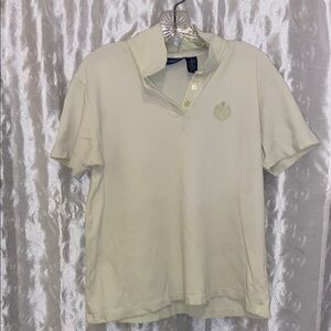 Liz Claiborne White Polo Shirt Classic Design Women’s Size Medium 🔥 B1